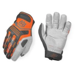 Husqvarna Medium Orange/Grey Gloves